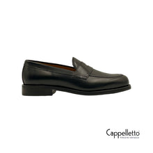 Carica l'immagine nel visualizzatore di Gallery, Mocassino Loafer Uomo Calf Nero 9628
