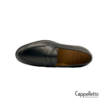 Carica l'immagine nel visualizzatore di Gallery, Mocassino Loafer Uomo Calf Nero 9628