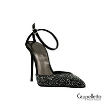 Carica l'immagine nel visualizzatore di Gallery, LUXO Scarpa Gioiello Plum Nero