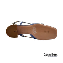 Carica l'immagine nel visualizzatore di Gallery, SlingBack in MicroGlitter Smoky Blu
