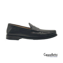 Carica l'immagine nel visualizzatore di Gallery, Mocassino con Fascetta Pelle Nera