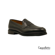 Carica l'immagine nel visualizzatore di Gallery, Mocassino Loafer Uomo Calf Nero 9628