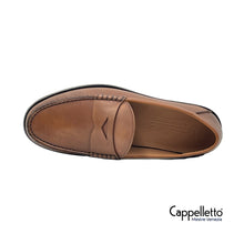 Carica l'immagine nel visualizzatore di Gallery, Mocassino Uomo con Fascetta Pelle Cuoio