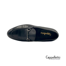 Carica l'immagine nel visualizzatore di Gallery, Mocassino Uomo con Morsetto Grained Nero