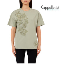 Carica l'immagine nel visualizzatore di Gallery, T-Shirt con Stampa e Ricami Green Peppermint CA6330
