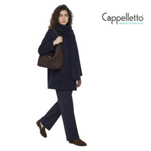 Carica l'immagine nel visualizzatore di Gallery, AURELIE Borsa Media in Pelle Intrecciata Espresso
