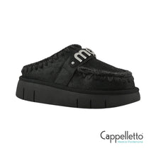 Carica l&#39;immagine nel visualizzatore di Gallery, Bounce Clog Special Leather Cracked Black

