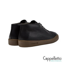 Carica l'immagine nel visualizzatore di Gallery, PEU Sneaker Uomo a Polacchino in Pelle Nera

