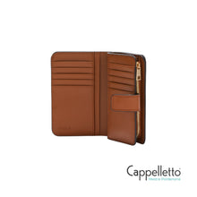 Carica l'immagine nel visualizzatore di Gallery, CAMELIA M Compact Wallet Ares Cognac
