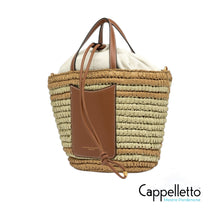 Carica l&#39;immagine nel visualizzatore di Gallery, MAE Borsa Rafia Caramello
