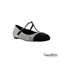 Carica l&#39;immagine nel visualizzatore di Gallery, DANIELLA FLAT Ballerina Strass Cinturino
