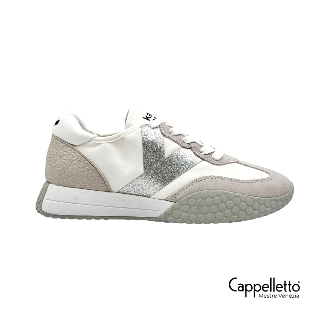 Sneaker Donna Bianco/Argento 9312