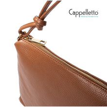 Carica l&#39;immagine nel visualizzatore di Gallery, ELUNA DO Borsa in Pelle Dark Cuoio/Gold
