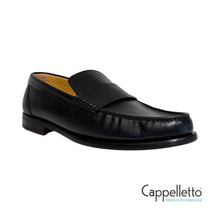 Carica l'immagine nel visualizzatore di Gallery, BRACCIANO Mocassino in Sport Nappa Nero
