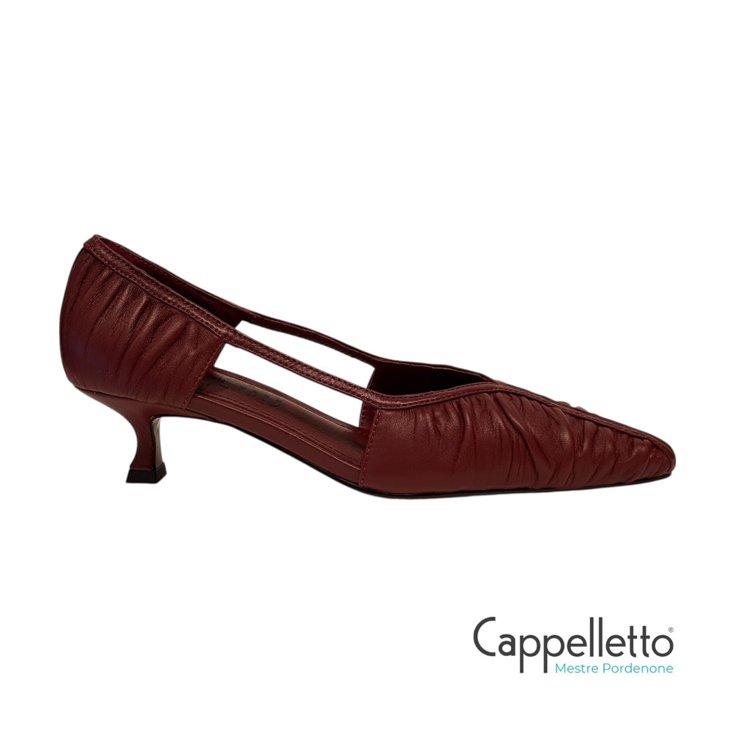 RIGEL 45 Pump in Pelle Bordeaux