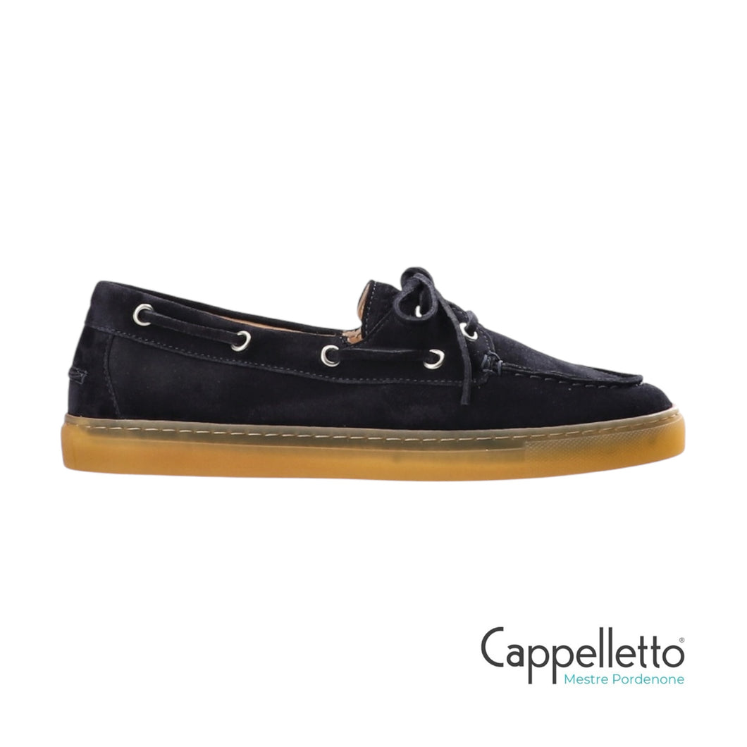 CPH 160 Loafer Donna Suede Blu Navy