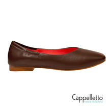Carica l'immagine nel visualizzatore di Gallery, ROME Ballerina Sacchetto Flex Nappa Testa di Moro
