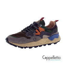 Carica l&#39;immagine nel visualizzatore di Gallery, YAMANO 3 Uomo Camo Suede/Nylon Anthracite-Black
