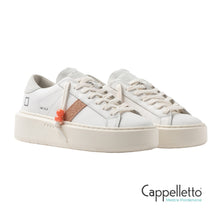 Carica l'immagine nel visualizzatore di Gallery, HILL LOW PLATFORM Donna Calf White/Copper
