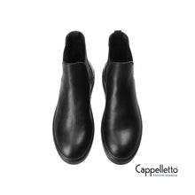 Carica l&#39;immagine nel visualizzatore di Gallery, 91 Leather Chelsea Boot Donna Nero
