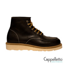 Carica l'immagine nel visualizzatore di Gallery, Boot Donna 1919 Pelle Vegetale Nera
