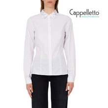 Carica l'immagine nel visualizzatore di Gallery, Camicia con Ricami Gioiello Bianco WA6111
