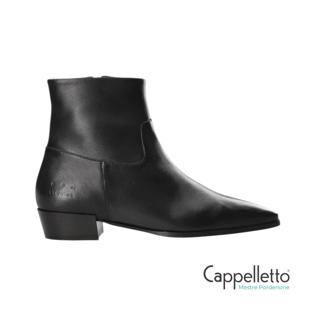 CPH 293 Stivaletto in Pelle Nera