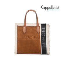 Carica l&#39;immagine nel visualizzatore di Gallery, BUBY SUEDE M Borsa EcoCamoscio Cuoio

