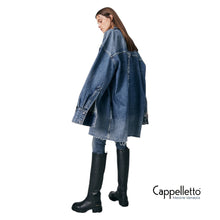 Carica l&#39;immagine nel visualizzatore di Gallery, 551 Leather Boot Donna Vitello Nero
