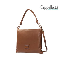 Carica l&#39;immagine nel visualizzatore di Gallery, ELUNA DO Borsa in Pelle Dark Cuoio/Gold
