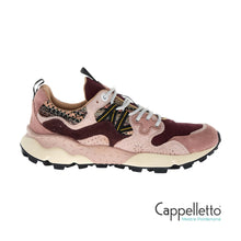 Carica l'immagine nel visualizzatore di Gallery, YAMANO 3 Sneaker Donna in Suede e Tessuto Viola-Rosa

