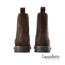 Carica l'immagine nel visualizzatore di Gallery, CPH 845 Chelsea Norvegese Donna in Suede Cioccolato
