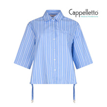 Carica l'immagine nel visualizzatore di Gallery, Camicia a Maniche Corte Blue Stripes WA6417

