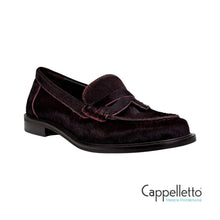 Carica l'immagine nel visualizzatore di Gallery, ELSA Mocassino Donna in Eco Cavallino Ebano

