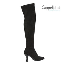 Carica l'immagine nel visualizzatore di Gallery, ZETA Maxi Stivale in EcoCamoscio Nero
