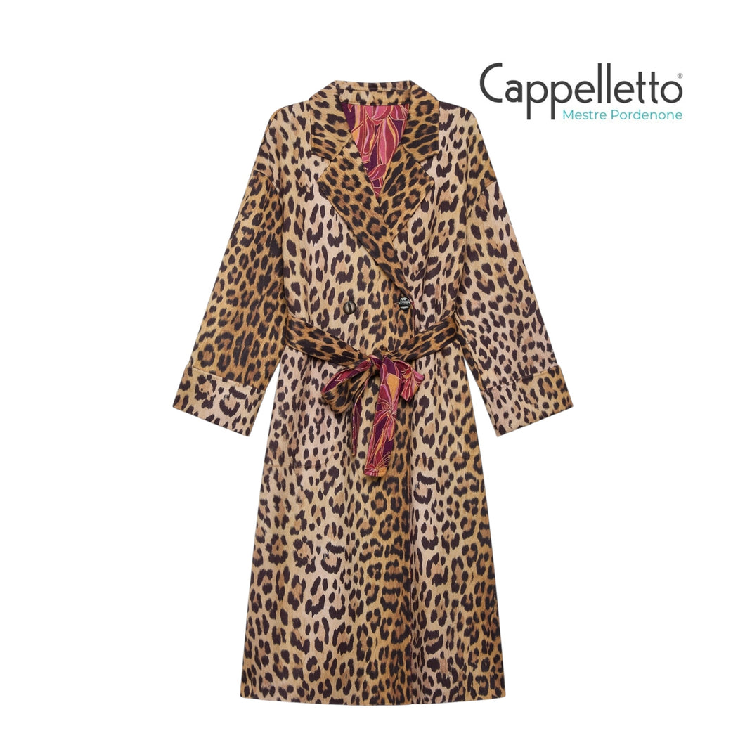 Cappotto Double Bordeaux/Viola