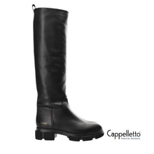 Carica l&#39;immagine nel visualizzatore di Gallery, 551 Leather Boot Donna Vitello Nero
