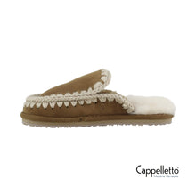 Carica l&#39;immagine nel visualizzatore di Gallery, Slipper Full Eskimo Stitch Cognac
