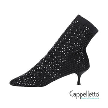 Carica l'immagine nel visualizzatore di Gallery, LORI Stivaletto Strass Nero
