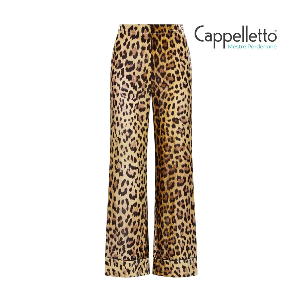 Pantalone Velvet Marrone/Beige/Mosto