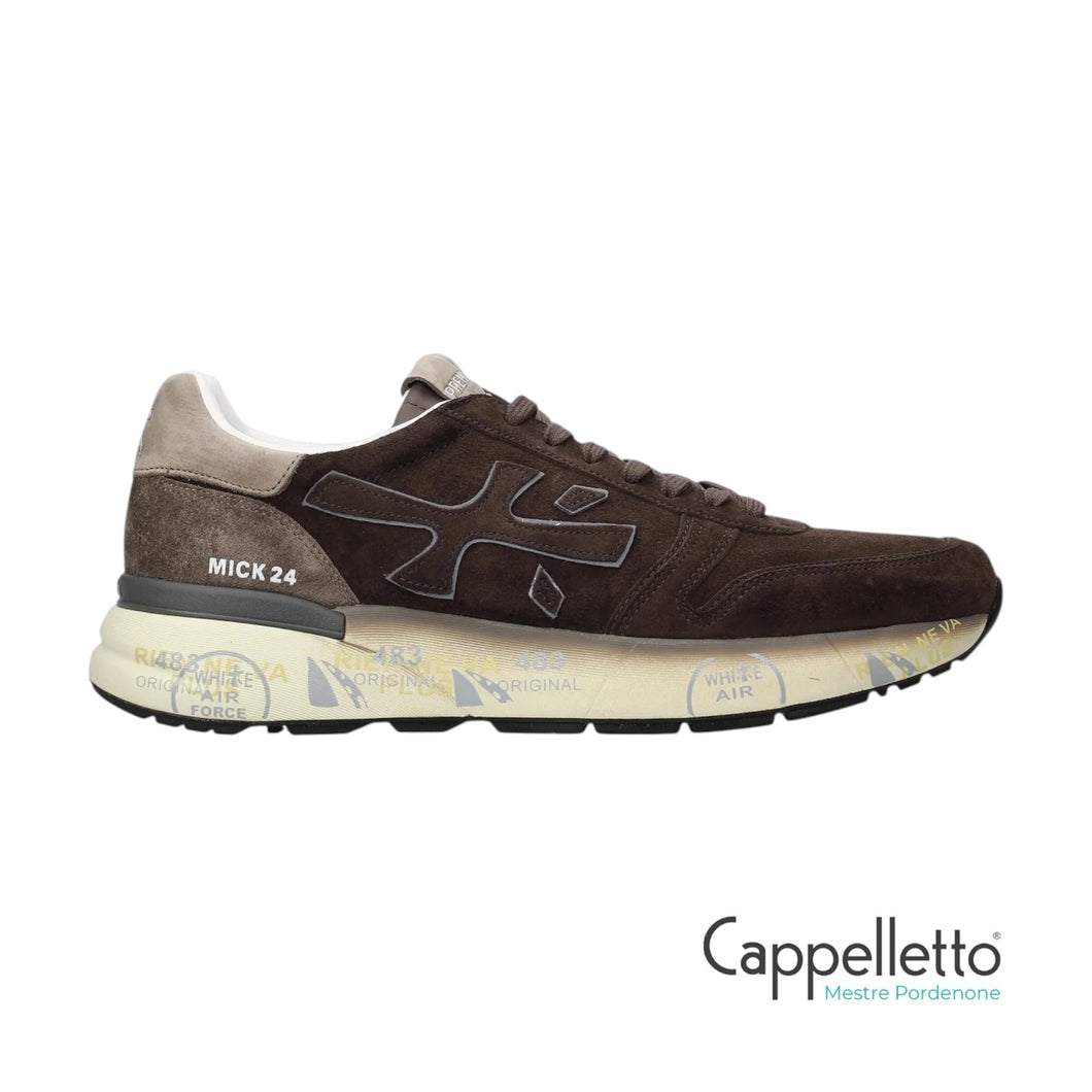 MICK Sneaker Uomo Suede Brown 7898