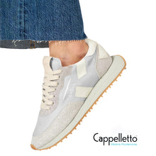 Carica l&#39;immagine nel visualizzatore di Gallery, RUSH MONOBLOCK Sneaker Donna Glitter Silver
