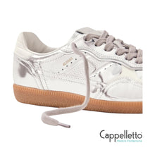 Carica l&#39;immagine nel visualizzatore di Gallery, TB490 Rife Shimmer Silver Cream Sneaker
