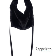 Carica l'immagine nel visualizzatore di Gallery, CHERYL Borsetta EcoPelliccia CrossBody Nero
