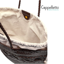 Carica l'immagine nel visualizzatore di Gallery, PALOMA Borsa in Pelle Intrecciata Choco
