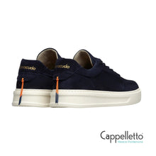 Carica l'immagine nel visualizzatore di Gallery, PHOENIX Sneaker Uomo in Suede Blu Pilota
