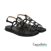 Carica l'immagine nel visualizzatore di Gallery, NAPOLES Sandalo Gioiello Black
