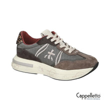 Carica l&#39;immagine nel visualizzatore di Gallery, CASSIE Sneaker Donna Marrone/Grigio 7003
