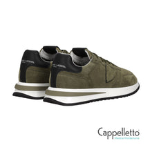 Carica l&#39;immagine nel visualizzatore di Gallery, TROPEZ 2.1 Uomo Daim Broderie Militare/Nero DB02

