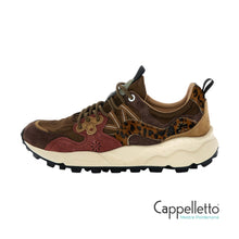 Carica l'immagine nel visualizzatore di Gallery, YAMANO 3 Sneaker UNI Suede/Pony Hair Brown Bordeaux
